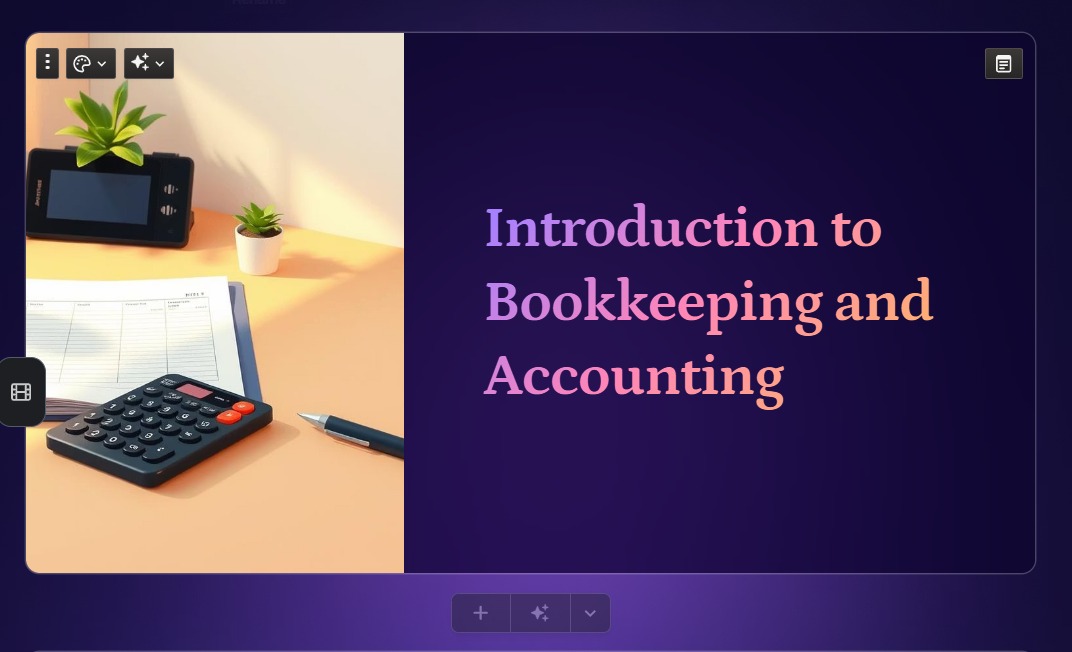Introduction to Bookkeeping and Accounting